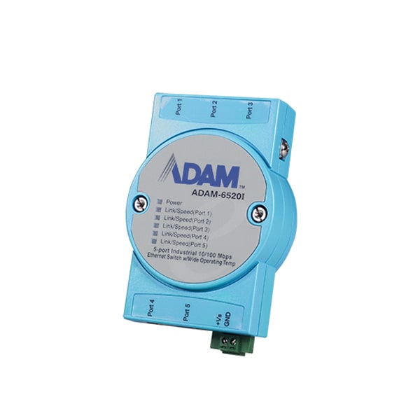 5-Port Wide Operating Temp. Industrial Switch